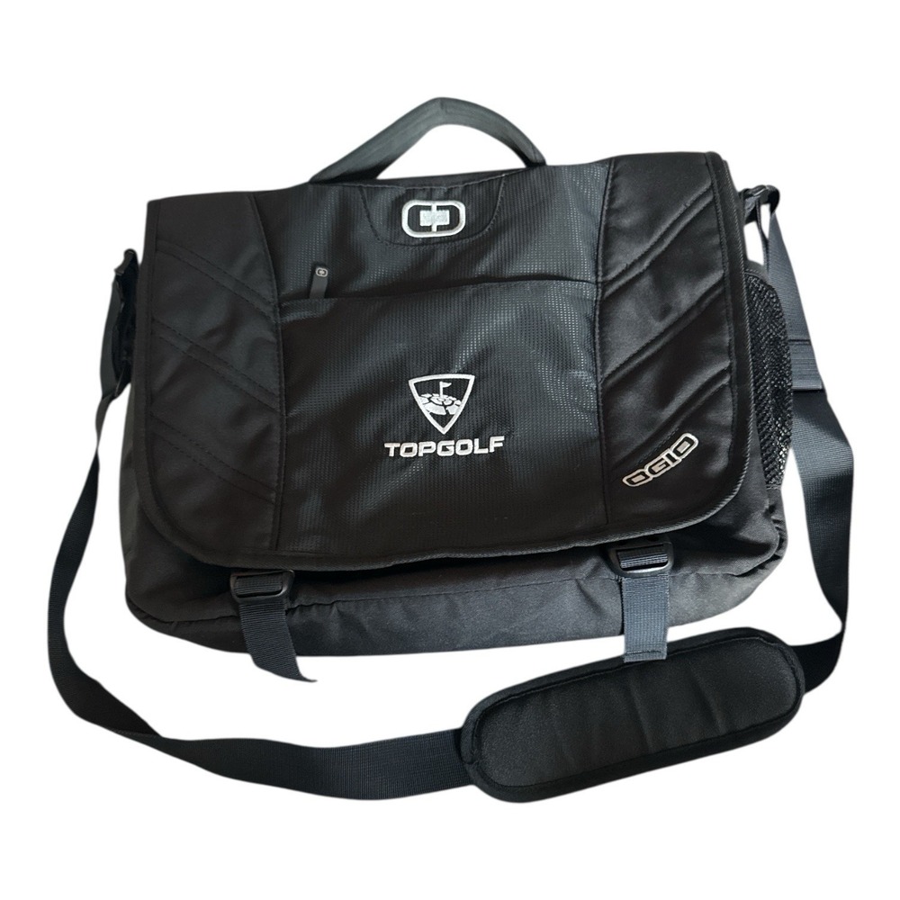 BNWOT OGIO 16" Laptop Messenger Bag Embroidered "Topgolf" Logo On Bag